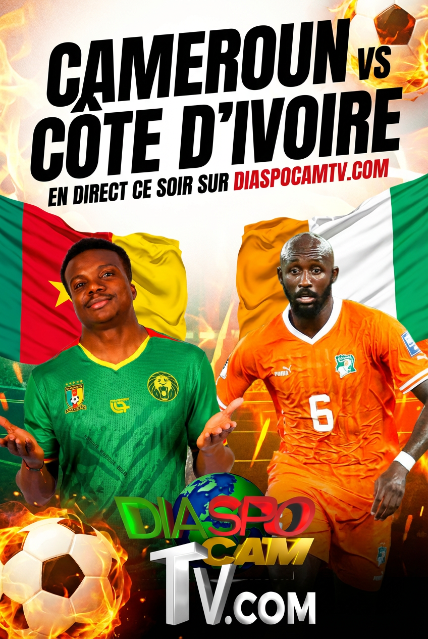 Actualité - En direct ce soir Cameroun vs Cote d'Ivoire