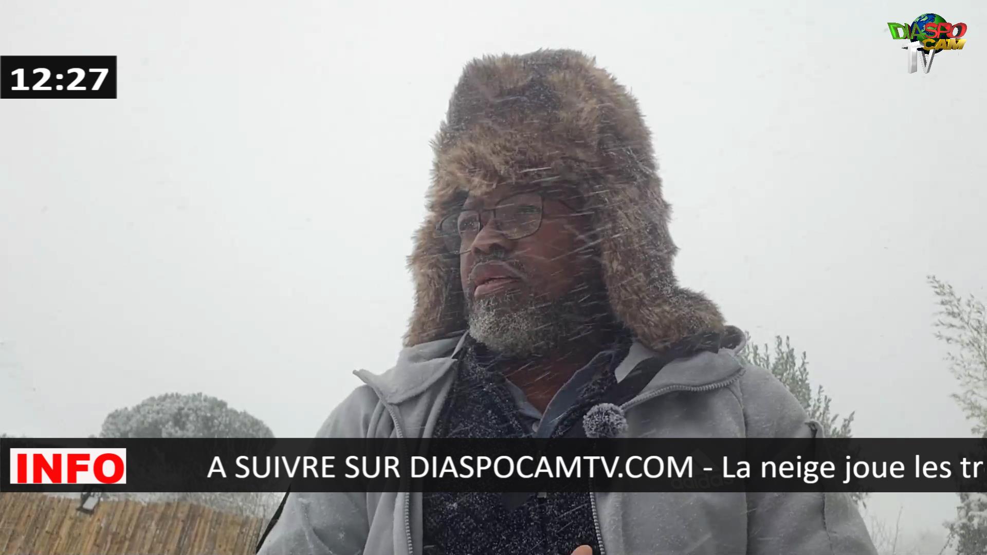 video - La neige met la pagaille en Ile de France