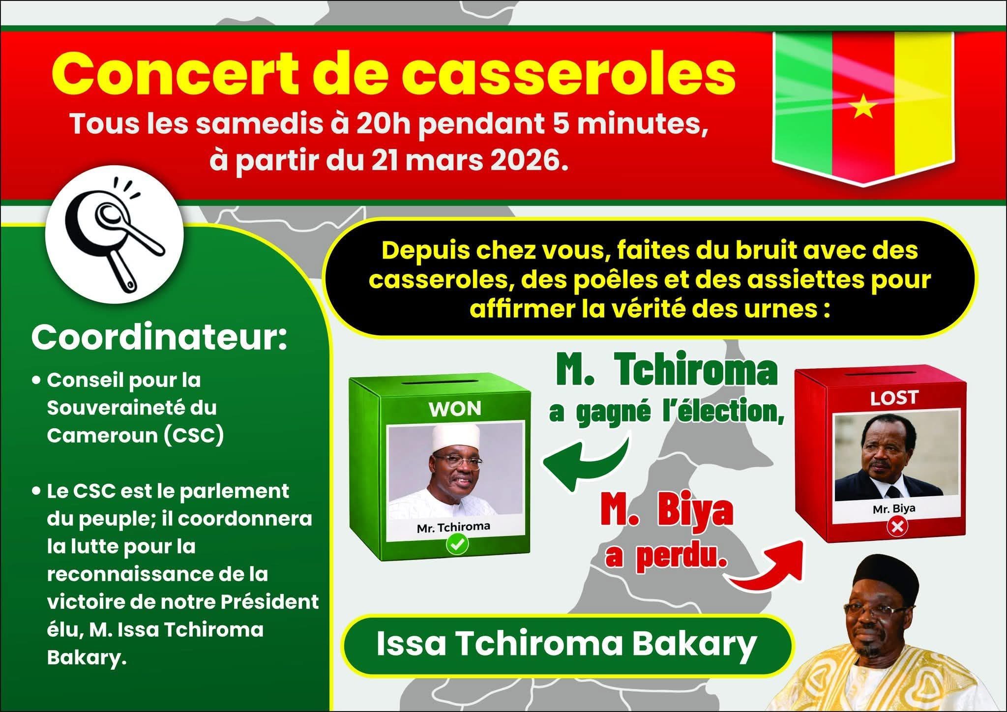 Actualité - Issa Tchiroma Bakary appelle à un concert de casseroles ce samedi 23 mai à 20 heures et pendant 5 minutes