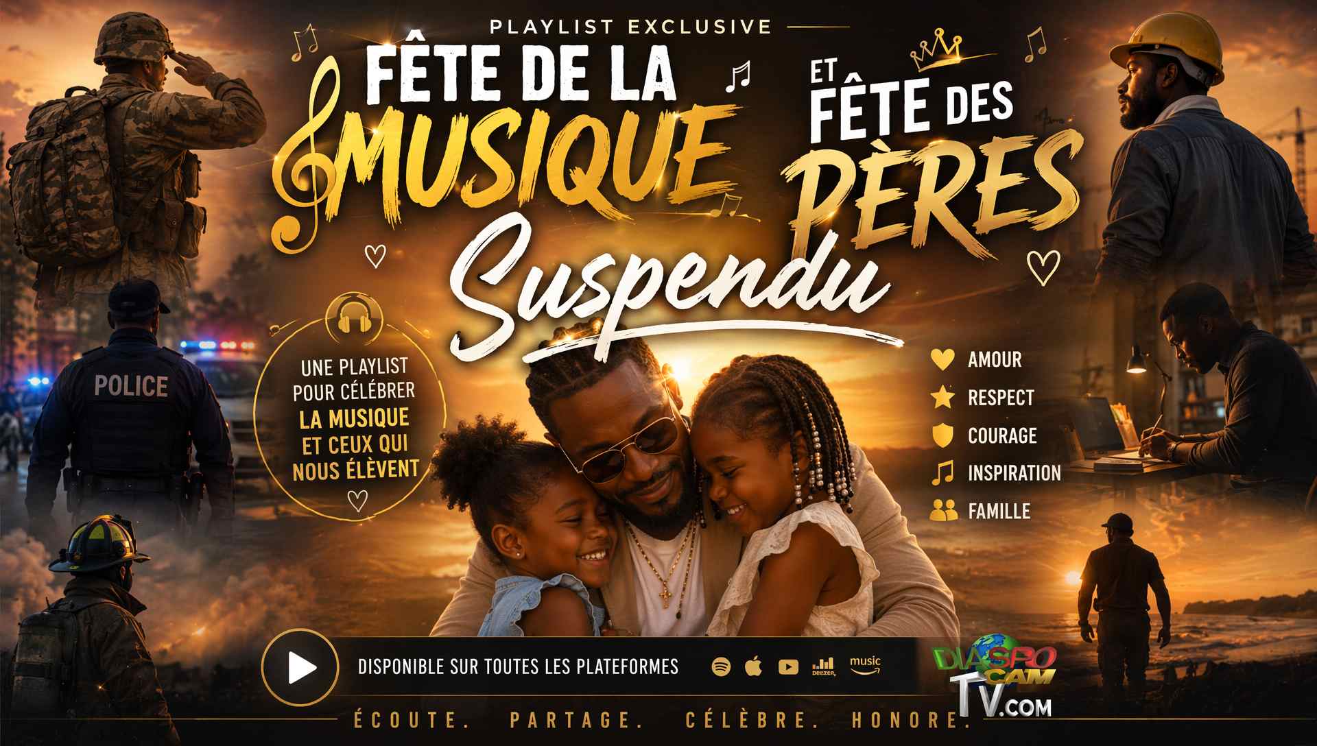 video - LA PLAYLIST DE LA FÊTE DE LA MUSIQUE ET DE LA FÊTE DES PÈRES