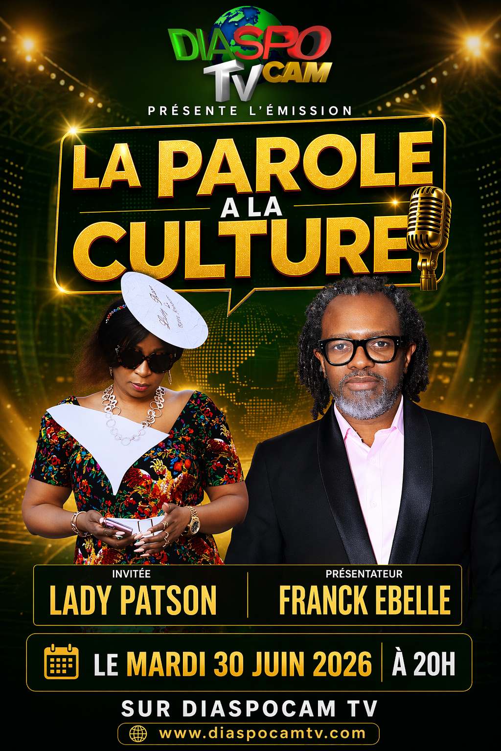 Actualité - LA PAROLE A LA CULTURE AVEC LADY PATSON