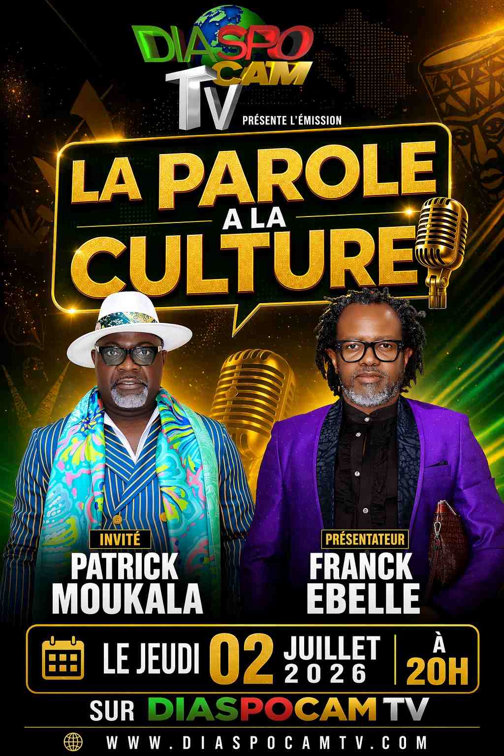 Actualité - LA PAROLE A LA CULTURE AVEC PATRICK MOUKALA