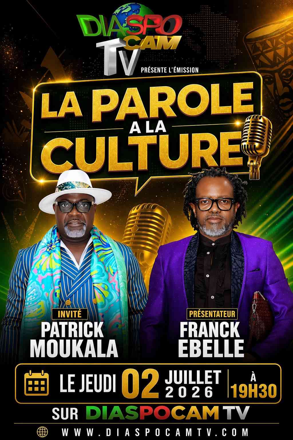 Actualité - LA PAROLE A LA CULTURE AVEC PATRICK MOUKALA