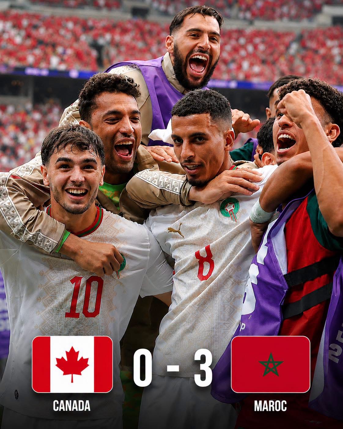 Actualité - Coupe du monde 2026 : le Maroc écrase le Canada et file en quarts de finale !