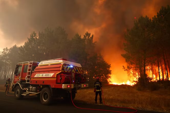 Actualité - Incendies en Gironde : La Forêt de Pins Ravagée par un « Orage de Feu », des Dizaines de Milliers d’Évacuations