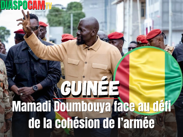 Actualité - Guinée : Mamadi Doumbouya face au défi de la cohésion de l’armée