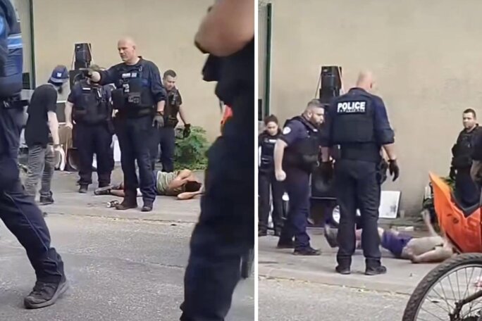 Actualité - Carcassonne : enquête après la projection violente d’un homme au sol par un policier